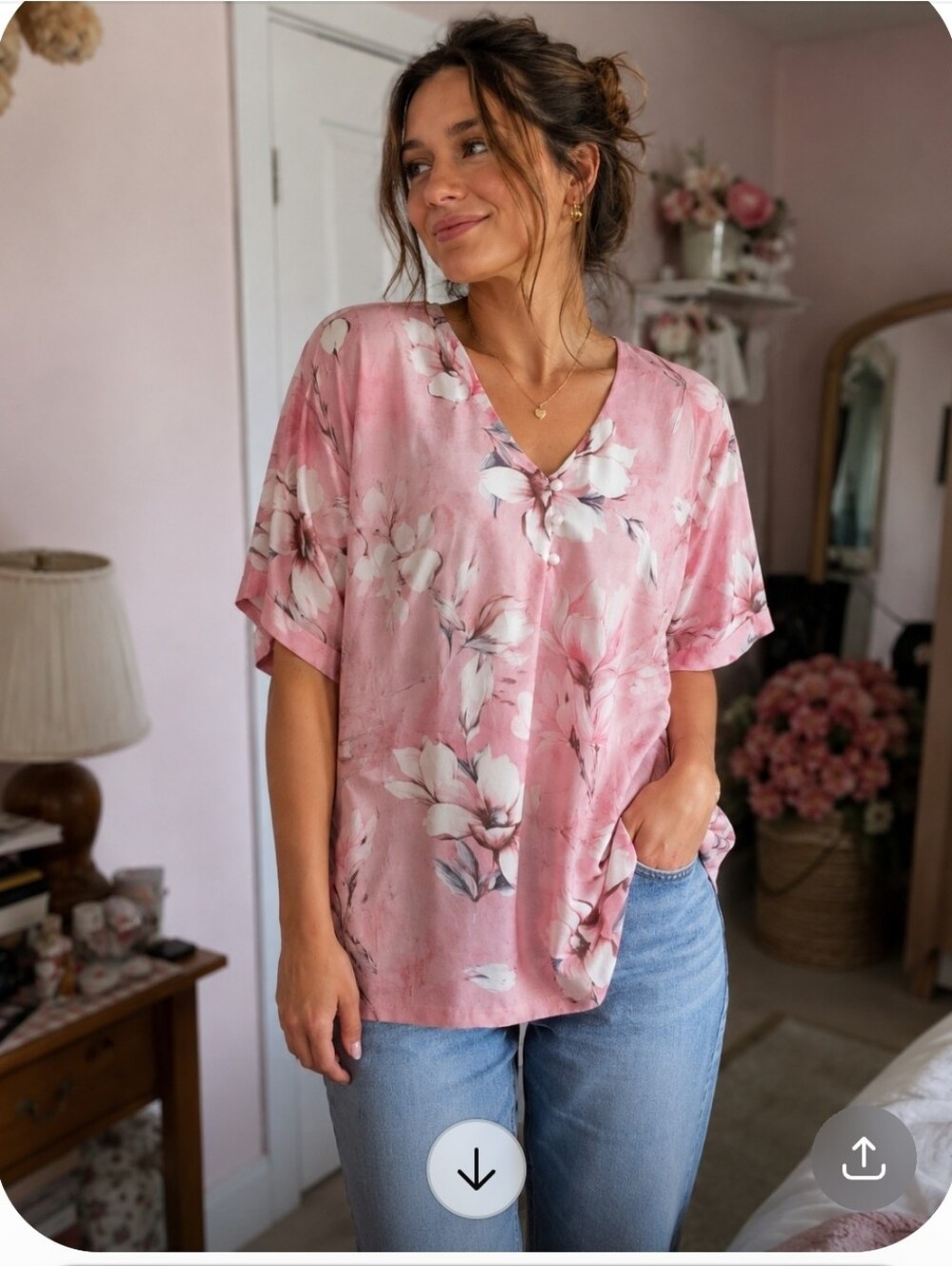 5/$25 Pretty Pink Top